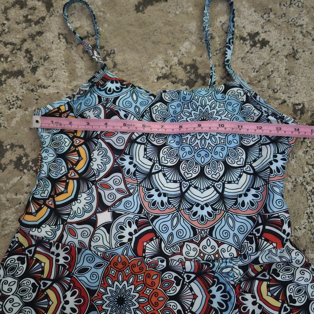 Buy 2~50% Off!!Paisley Womens Medium Tankini - Picture 4 of 6